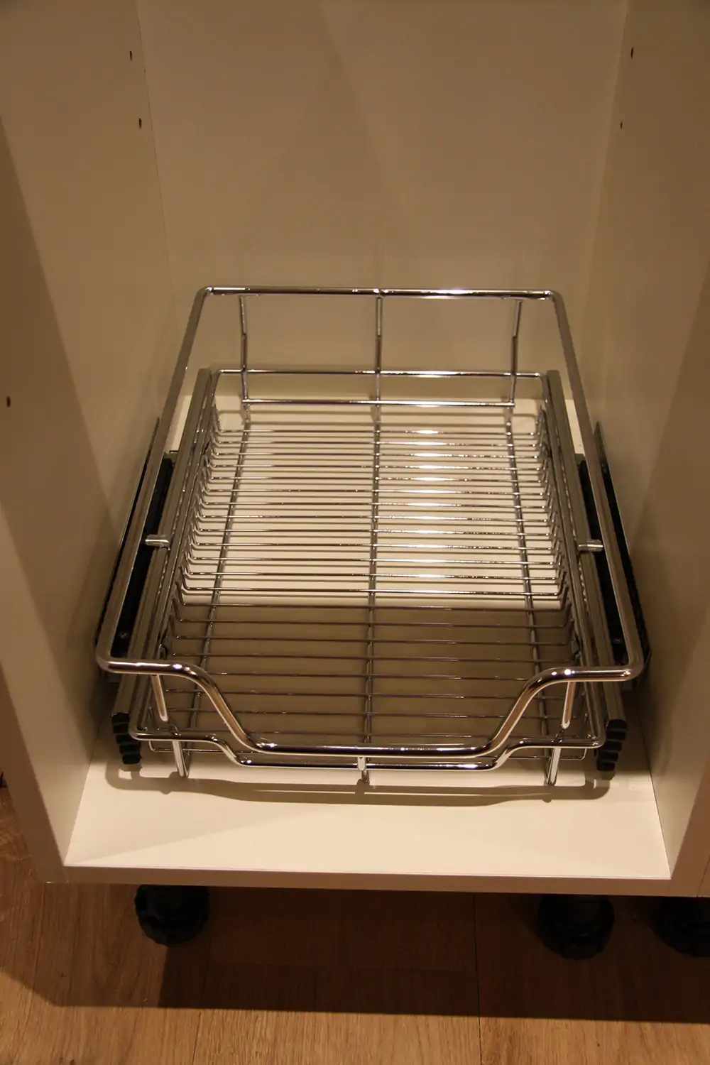 3. Placing The Basket In The Cupboard
